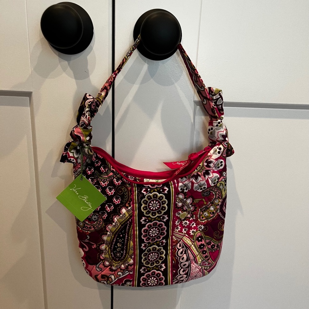 Vera Bradley Olivia Very Berry Paisley NWT retired